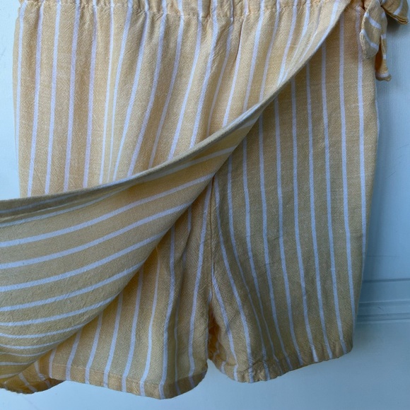 •Haute Hippie• Girls Linen Blend Sleeveless Romper - Size Large (10/12) - Picture 5 of 9